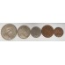 AUSTRALIA 1966 - 1971 . DECIMAL COPPER/SILVER COINS . VERY SCARCE